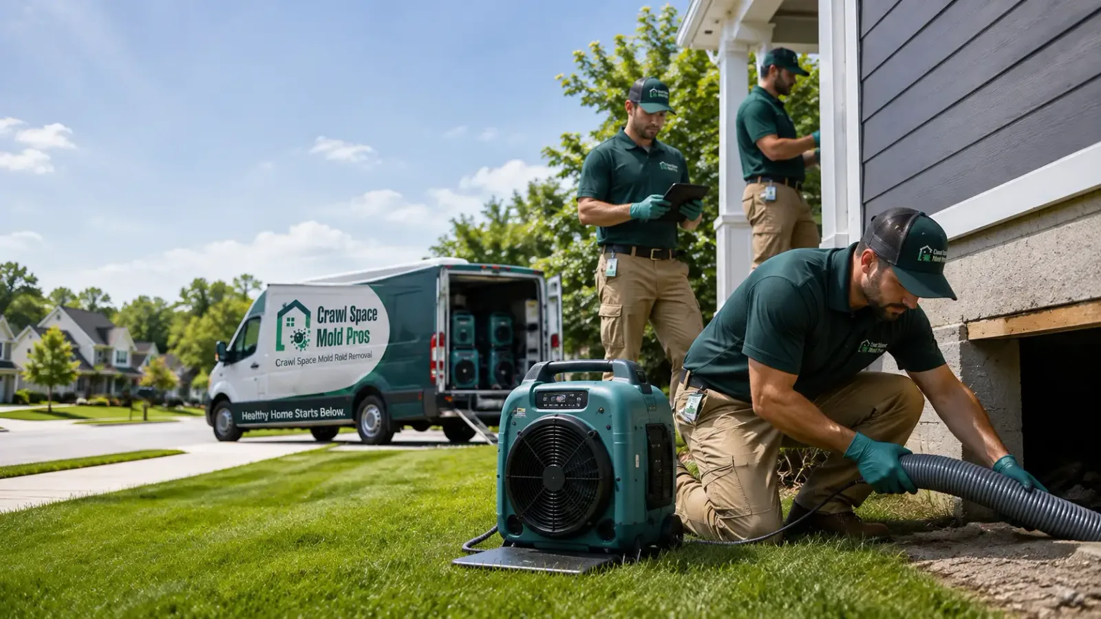 Crawl Space Mold Removal in David City, NE